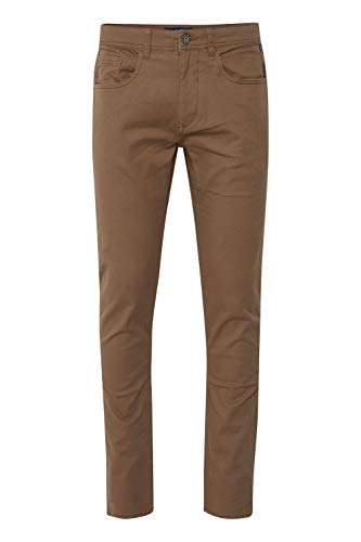 Blend BHSaturn Herren Chino Hose Stoffhose mit Stretch Eingrifftaschen Baumwollmischung Regular fit, Größe:38/32, Farbe:Mocca Brown (71508)