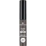 essence cosmetics make me BROW eyebrow gel mascara, Augenbrauen, mit Füllfasern, Nr. 04 Ashy Brows, braun, definierend, gelig, vegan, Mikroplastik Partikel frei, Nanopartikel frei (3,8ml)