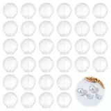 Teaaha 100 Stück Ohrring Verschluss, Ohrstecker Silikon Stopper Gross, Transparent Hypoallergene Ohrring Stecker, Sicherer Ohrring Stecker Verschluss Für Damen, Herren & Kinder