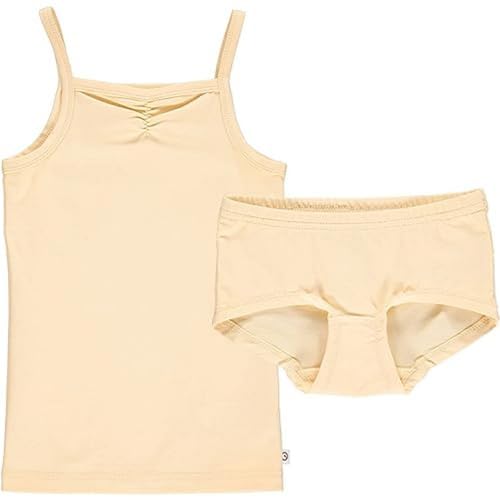 Müsli by Green Cotton Girl's Underwear Set Hipster Girl Base Layer, Spa Rose, 128