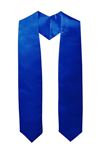 GraduationMall Abschluss Stola für akademische Kirche Priester Chor Stola Stahl 183cm Unisex Erwachsene Königsblau