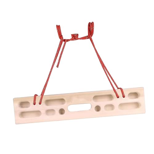 Perfeclan Klettern Fingerboard Kletterausbildung Holztraining Brett Krafttrainer für Kletterer Tür nach Hause Bouldern