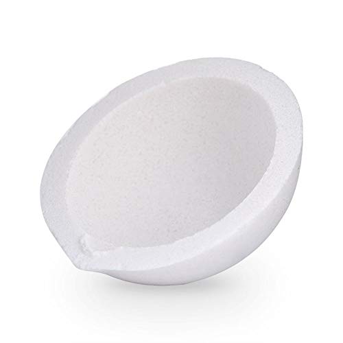 Jadpes Mini Ceramic Alumina Crucible Dish Cup Topf zum Schmelzen Gießen Raffinieren Gold Silber Kupferschrott Schmuck Leiterplatten, 1 Stück Quarz Schmelzen Gießen Tiegel Topf