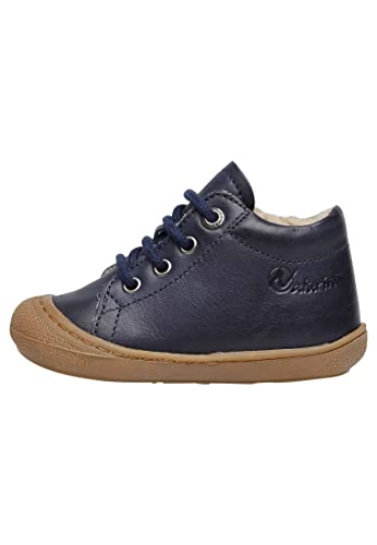 Naturino Cocoon-Lauflernschuhe aus Leder mit Wollfutter, Marineblau 23