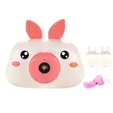 Cartoon-Bubble-Kamera, Kinderblasenmaschine, Kinderspieltime-Gadget mit automatischen Action, eingebaute Musik und, 13.5 x 7,5 x 10 cm, zum Spielen, Geburtstag, Thanksgiving, Feierlichkeiten