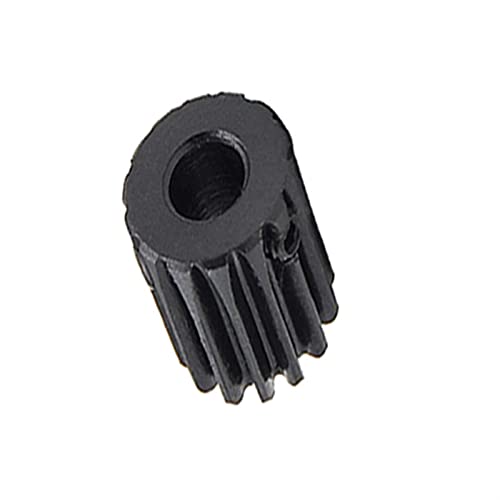 kleine Zahnräder, Motorenräder, Getriebe, Motorritzel 1/2/5/10/20PCS 1M 12T Stirnrad Ritzel Bohrung 6mm Oberfläche Schwarz Motorritzel Mod 1 Zahn 12 Außendurchmesser 14mm 45#Stahl (Größe (Color : 12t