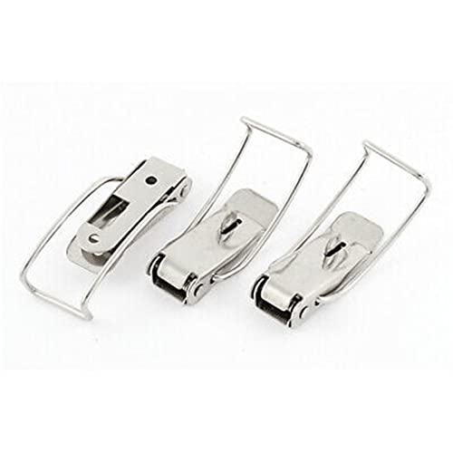 Truhenkoffer Box Edelstahl Federbelasteter Zugverschluss Toggle Latch 4.5'' 3 Stck