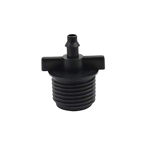 Gartenschlauchanschlusszubehör Wasserschnellkupplung 1/2" Außengewinde Reduzierung auf 1/4 Zoll-Anschluss Bewässerung Tropfrohr for 4/7 mm Gartenschleppschlauch 20 PC