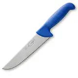 F. DICK Blockmesser, Hackmesser ErgoGrip (Messer mit Klinge 18 cm, X55CrMo14 Stahl, nichtrostend, 56 HRC) 82348181, Blau