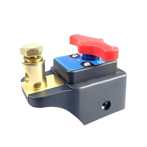 Autobatterie Trennschalter, Hochleistungs 12-24V Batteriehauptschalter, Ersatzteile für Boote Motorräder Fahrzeuge Anhänger Wohnmobile Yachten & Marineanwendungen
