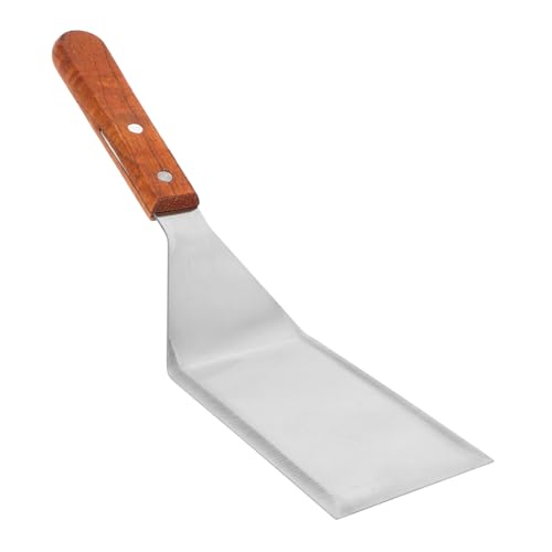 LOPUNER Spachtel aus Edelstahl Grillspatel Grillen Dreher Nicht -STiCK Grillzubehör Steak Bratschaufel Schaufel zum Braten von Lebensmitteln Steakspatel Rostfreier Stahl