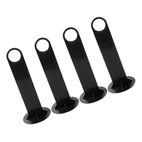 Toyvian 4 Stück Für Fußballtraining Halter Für Sporttraining Basketballkegel Kleine Nummerierte Fußballfeld Tablettkegel Für Fahrübungen Große Fußballkegel Pp Schwarz