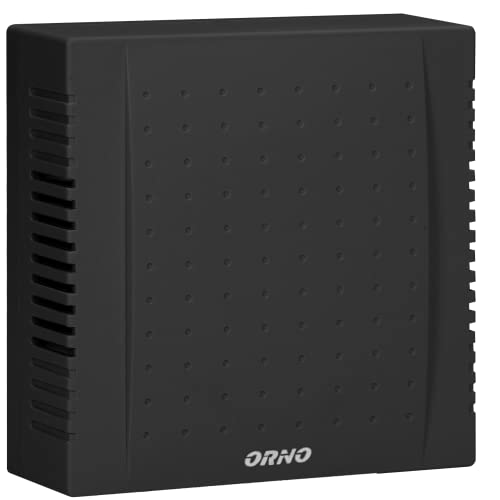 ORNO Quarto AC Türklingel Kabelgebunden Mechanischer Gong 80dB 230VAC (Schwarz)