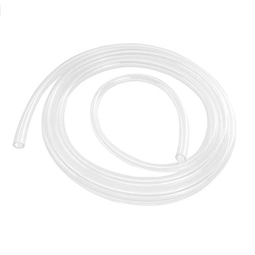 Yesallwas PVC Transparenter Schläuche, 8 mm Innendurchm x 10 mm Außendurchm, 3 Meter / 9,8 Ft flexibler Plastikschläuche für Reparaturen, Wasser, Öl, Aquarium ﻿