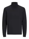 JACK & JONES Male Rollkragenpullover Einfarbig Rollkragenpullover