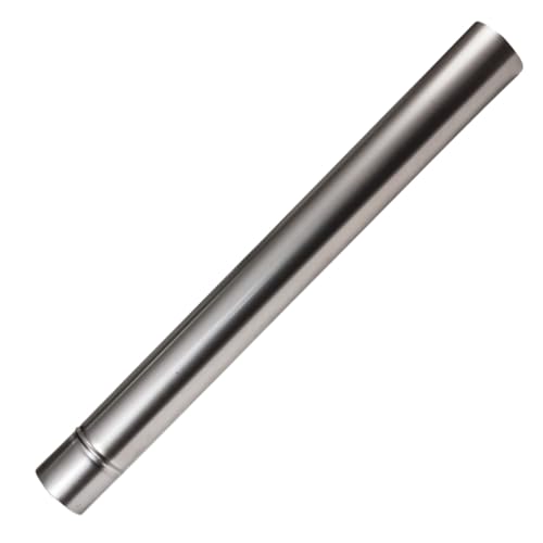 Heizung Rauchrohr, Ofenrohr, Rauchrohr, Ofenknie, Kaminofenrohr, Abgasrohr Kamin, Kaminofen Abgas, Kaminrohr, fur Festbrennstoffe wie Holz, Kohle, Stahlblech 100-150 mm (DN Ø 130 Rohr 1000 mm)