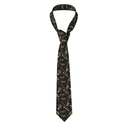 EdWal Company Herren-Krawatte, Motiv: Traktoren, modische Krawatte, lustige Krawatte, für Hochzeit, Party, Meeting-Outfit, Musikinstrumente, One size
