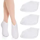 Sibba 3 Paar Feuchtigkeitsspendende Gelsocken Fußpflege-Socken Spa Moisturizing Trockene harte rissige Haut Heel Sleeves Baumwollfeuchtigkeits kosmetische Reparatur Hautpflege Zum Reparieren Erweichen