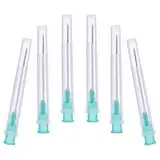 100 Stück 21G (0.8mm x 38mm) Edelstahl Abgabe Tube für Flüssigkeiten, Industrie Laborzubehör für Haushalt, Hobby, Öl, Klebstoff, Einzeln verpackt | 18G/19G/20G/21G/22G/23G