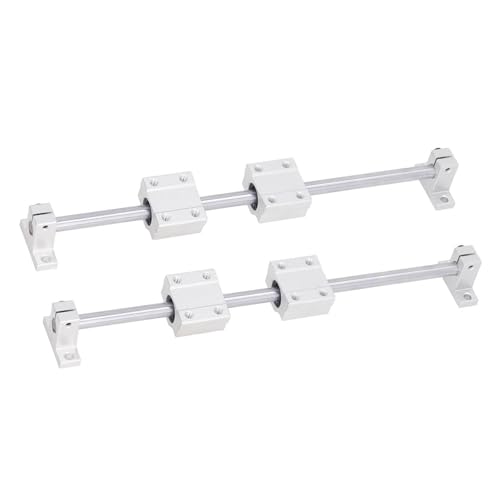 Linearer Schienenrutsche, Lineare Lager und Schienen Linearer Lagerschieber Set Set Rail Waft Kit CNC -Teile Lineare Führungsschiene für Elektronische Geräteführungsstangen (10-400)