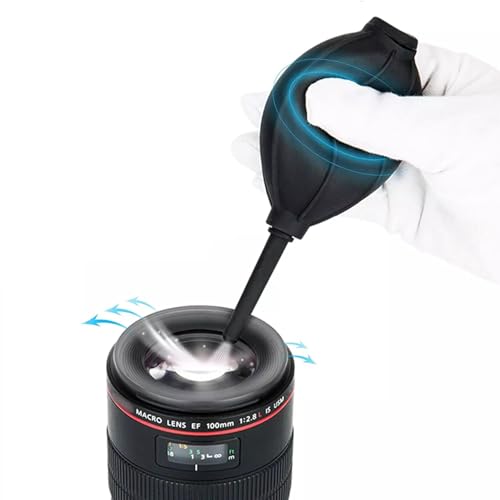TECHZOCO Druckluftreiniger für Kameras, Druckluftreiniger für Kameras und Camcorder, Luftbirne zur Reinigung der Kameras, Luftgebläse zur Reinigung der Kamera