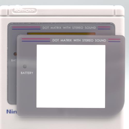 RetroReiZ Standard Display Ersatz Scheibe für Nintendo GameBoy Classic DMG grau