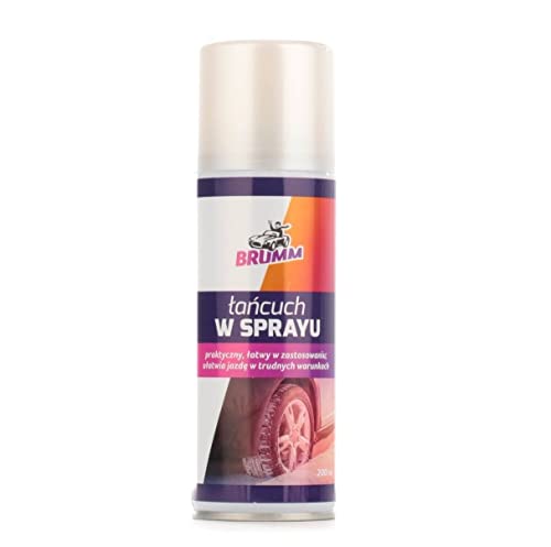 Brumm BRLWS02 Schneeketten Spray 200ml Grip Reifenspray Antirutschspray flüssige Schneekette Antirutsch