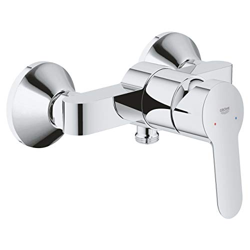 GROHE BauEdge - Badewannenarmatur (integriertes Rücklaufventil, automatische Umstellung für Badewanne und Dusche, kratzfest), chrom, 23333000