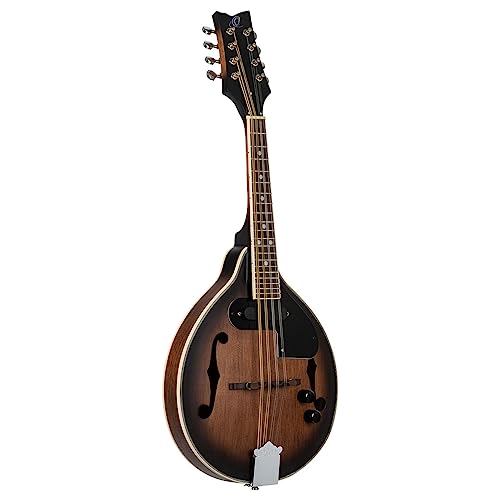 Ortega Guitars Bluegrass A-Style Mandoline – Americana Series – Elektro-akustisch – Fichte und Ahorn mit Satin Whiskey Burst Finish (RMAE30-WB)