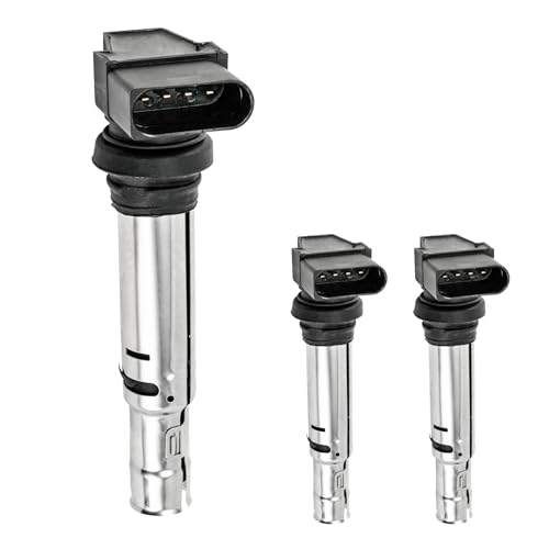 Fesuda Zündspule-3 Stück-Zündmodule passend für VW Golf/Passat/Polo/Tiguan (2006-2018), Fabia/Octavia/Roomster (2002-2014), OE 20117