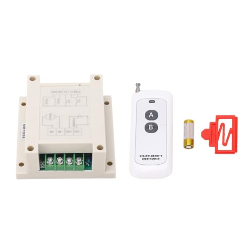 BTCKFC DC-Motorsteuermodul 10A Motor-Vorwärts-Rückwärts-Controller mit Fernbedienung DC12-24V