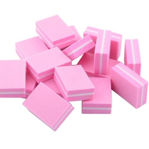 20 Stück Buffer Schleifblöcke Nagelpufferblöcke Polierblock Doppelseitige Schwamm Nagelfeile Maniküre Werkzeug zum Schleifen von Acrylnägeln Naturgel für Gelnägel und Acrylnägel