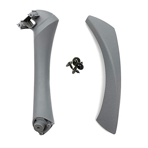Zhuodingsen Auto Türgriff Innengriff, Recht Auto-Innengriffe Innentürverkleidung Car Interior Door Handle Pull Strip Car Door Handle E90 320 Autoteile Türarmlehne Auto Dekoration Innenraum Grau