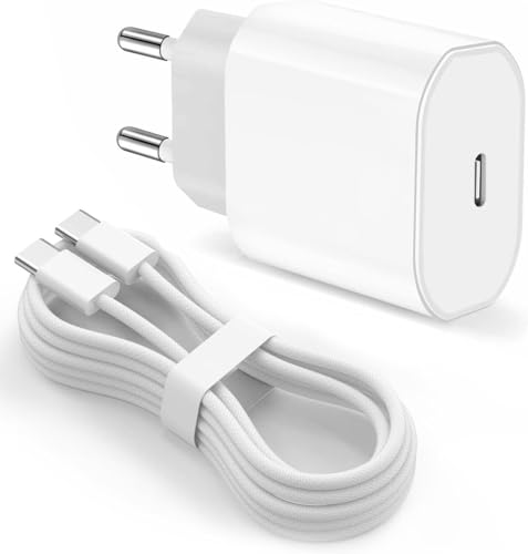 Airpods 4 ladegerät, 20W USB C AirPods Pro (2. Gen) Kopfhörer ​​​​​​​ladekabel, USB C zu USB C Geflochtene Kabel für AirPods Max 2 (2024 veröffentlicht)Earbuds, IPhone 16 Pro Max/ 15 Type-C ladegerät