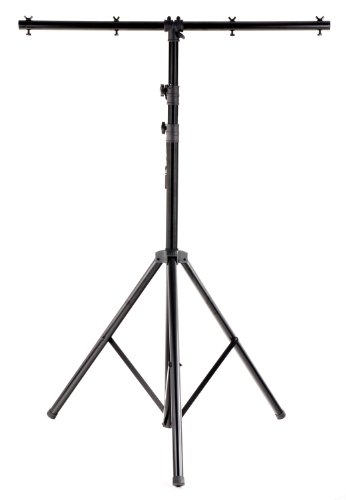 Showlite LS325 Lichtstativ mit Quertraverse (für Bühnen & Konzerbeleuchtung, für bis zu 4 Scheinwerfer, 1,45m-3,25m, max. Traglast: 50 kg)