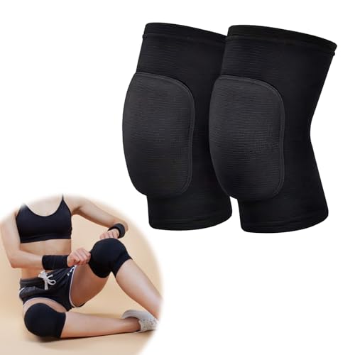 2er-Pack Knieschützer, Knieschoner Volleyball, Knieschoner Tanzen, Schützen Sie Ihre Knie beim Sport, Weiche Kniepolster für Erwachsene und Junioren, Ideal für Yoga, Pilates, Basketball und Tanz