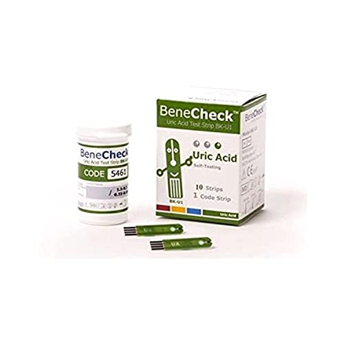 BeneCheck Harnsäure Teststreifen BK-U1-25 Stück pro Packung - Zur Verwendung mit dem BeneCheck Harnsäure-Messsystem