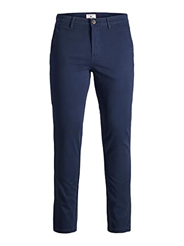 JACK & JONES NOS Herren Hose JJIMARCO JJBOWIE SA NOOS, Blau (Navy Blazer), W33/L34(Herstellergröße: 33)