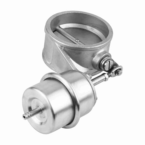 Universal Car Abgast Steuerventil, Cutout Rohr Vakuum 2,5 passt 63 Mm D -Rohrfahrzeug -Zubehör (Normalerweise geschlossen)