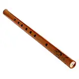 Traditionelle 6-Loch-Bambusflöte, Klarinette, Musikinstrument für Studenten, Holzfarbe