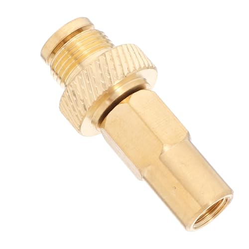 INOOMP Campingkocher Adapter Kupfer Gastankkonverter für Outdoor Aktivitäten Langlebiger Ventilanschluss für Sichere Gasbefüllung für Grillen