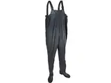 TRIZAND Wathose Anglerstiefel Angelhose mit Hosenträger Wasserdicht Atmungsaktiv Crosswater Waders PVC Größe 22973 (42)