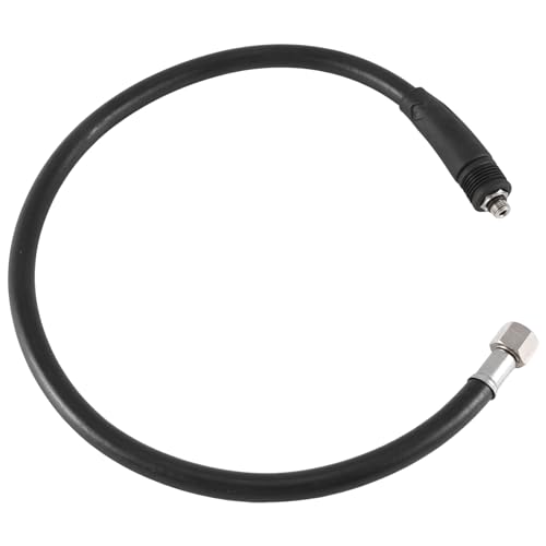 HUTSRAI 1 Stück Tauchschlauch 2. BCD mittlerer Druck Regler für Tauchen, aus PVC, schwarz, für Atemregler