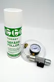 Set Adapter mit Absperrventil und Manometer 0-6 bar für Ausdehnungsgefäße inkl. Gefäßfüller 400 ml