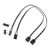 JUNNASALIKER Langlebiger Adapterkabel Für Korsairs QL LL120 ICUE Controller RGB Argb Expanion Beleuchtungskabel