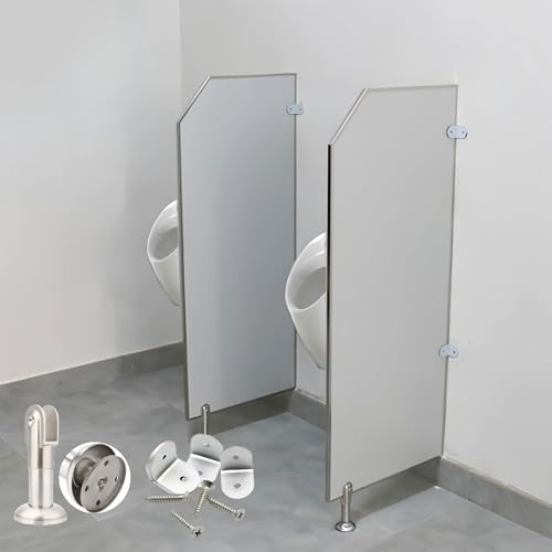 Urinal-Bildschirm, Toilettentrennwand, öffentliche Gesundheitstrennwand, Urinal-Sichtschutz, bodenstehende Trennwand, Urinal-Schallwand, Wandteiler für Hotels/Büros/Bars (Size:48x120cm/18.8x47.2in)