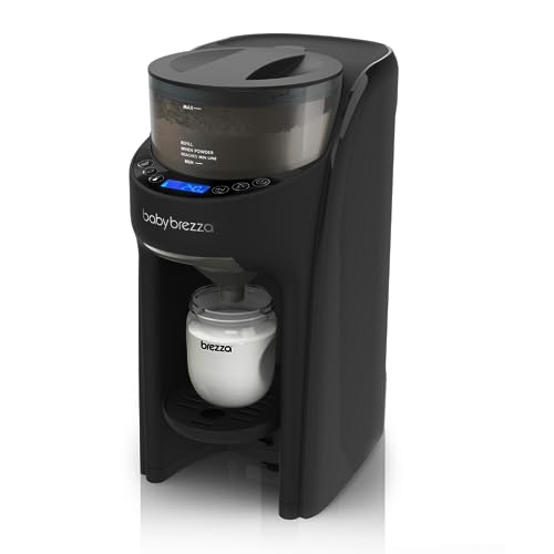 Baby Brezza - Formula Pro Advanced - automatischer Flaschenzubereiter - dosiert und mischt heißes Wasser und Milchpulver auf Knopfdruck, schwarz