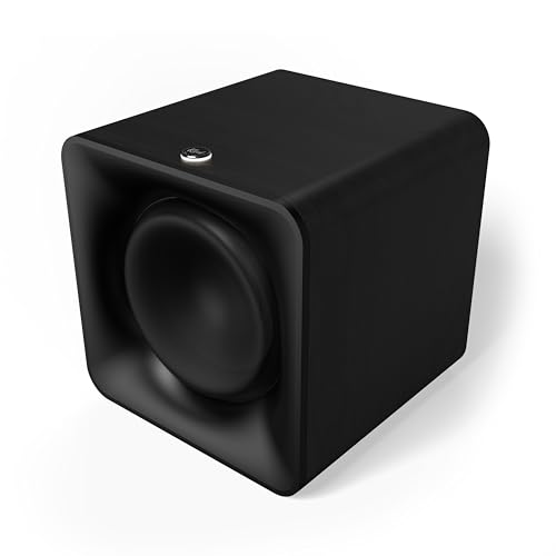 Klipsch, Flexus SUB 100 kabelloser Subwoofer, Schwarz, nur kompatibel mit Flexus Soundbar