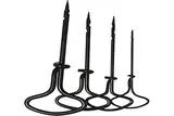 Rayher Nagelbohrer-Set, 4-teilig, für 2, 3, 4, 5 mm ø Bohrlöcher, Handbohrer-Set, Holzbohrer, Kastanienbohrer, 8952900