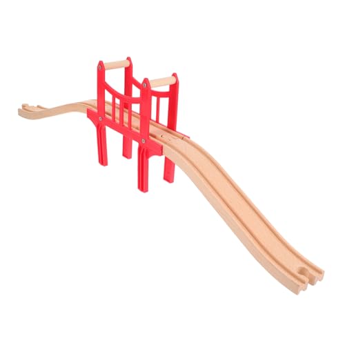 LALADEFIEE 1 Set Train Bridge Track Model Holzstrecke Accessoires Railway Toys Züge Szenen Layout Requisiten Spielzeug Für Kinder Kleinkinder